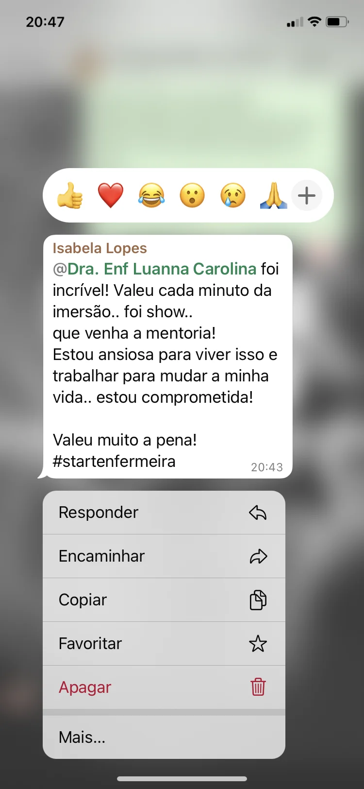 Isabela Lopes - Área de vendas _